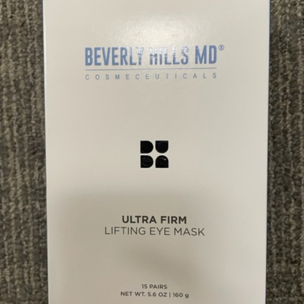Beverly Hills MD Ultra Firm Lifting Eye Mask (15 sheets/box) New- Factory Sealed